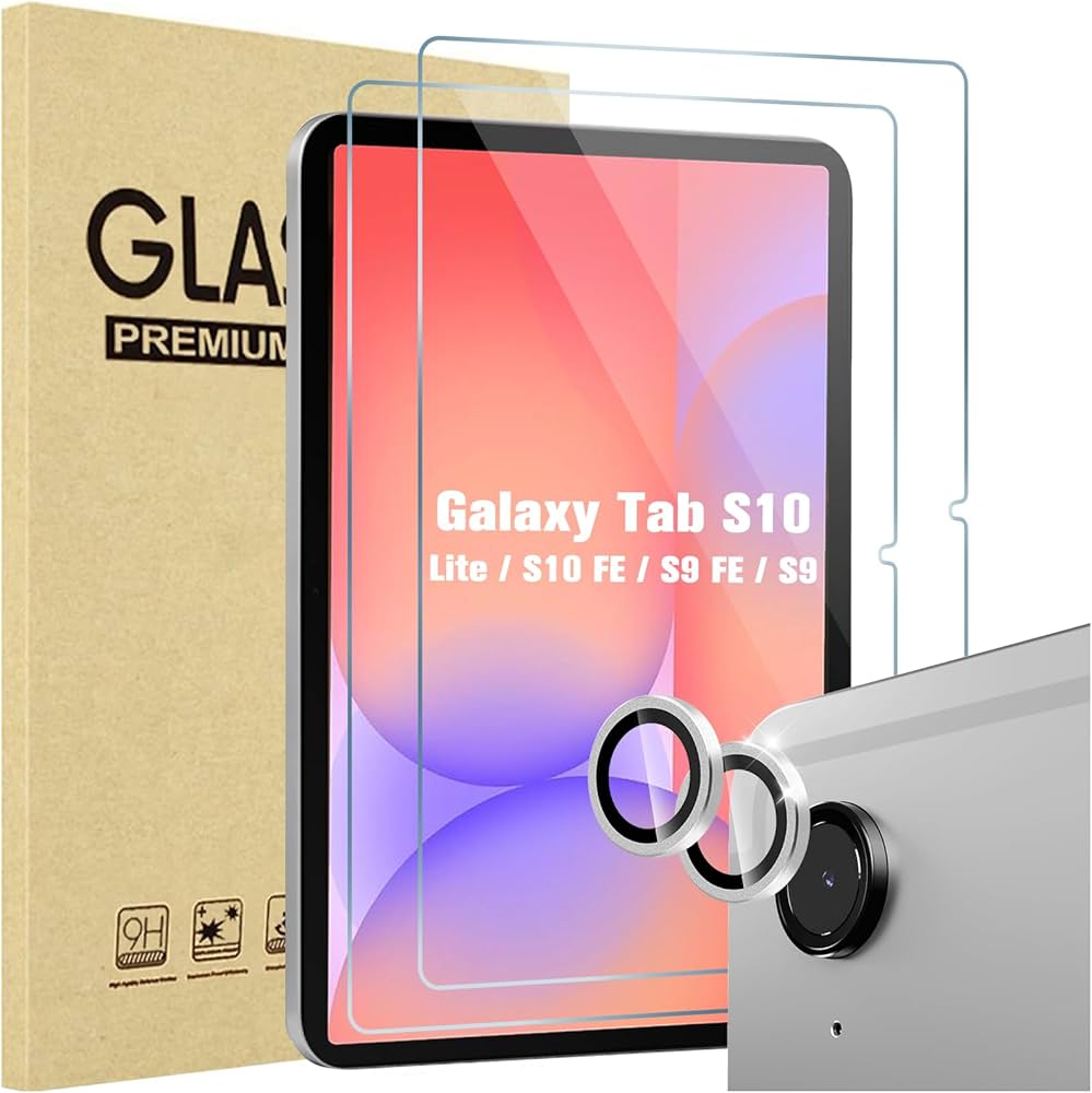 値下げ◎ Galaxy Tab S10 FE ガラスフィルム,ケース付属 Amazon.com: ProCase 2 Pack Screen Protector for Galaxy Tab S10